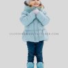 ruffled puffer jacket for kids manufacturer