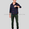 slim fit flannel shirt for men manufacturer