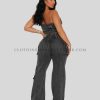 strapless denim jumpsuit manufacturer