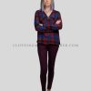 two chest pockets flannel shirt for women manufacturer