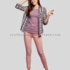 casual flannel shirt for women supplier