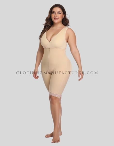 front zipper shapewear bodysuit supplier
