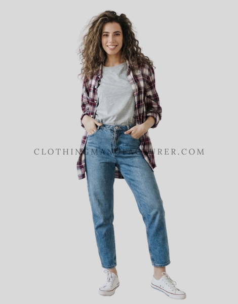 long sleeve flannel shirt for women supplier
