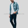 mens lightweight denim jacket supplier