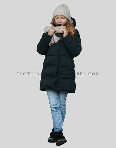 mid length puffer jacket for kids supplier