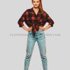 oversized flannel shirt for women supplier