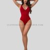 red shapewear bodysuit supplier