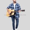 regular fit casual flannel shirt for men supplier