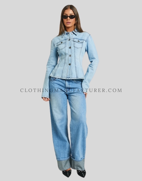 rider denim co-ord set supplier