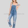 ripped denim jumpsuit supplier
