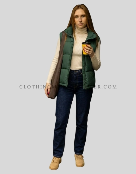 sleeveless puffer jacket for women supplier