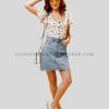 stylish jeans skirt supplier