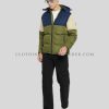two-tone puffer jacket for men supplier