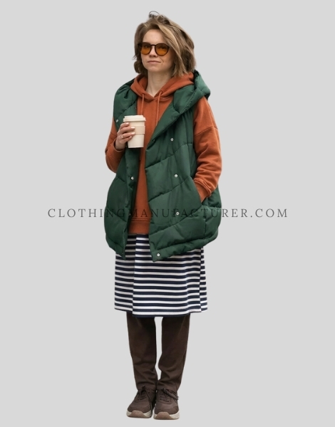 womens puffer jacket with pocket supplier