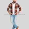 woven fabric flannel shirt for men supplier