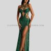 criss-cross halter neckline party dress manufacturer