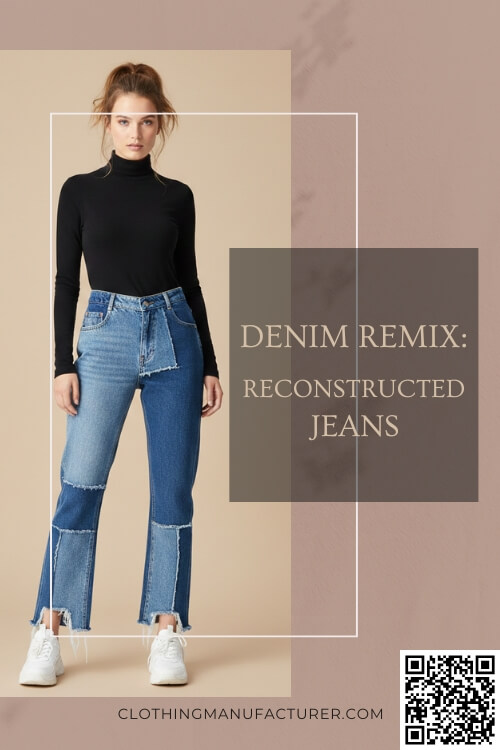 denim remix reconstructed jeans