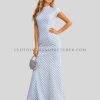 flared bottom party dress supplier
