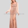 sheer puff sleeves party dress supplier