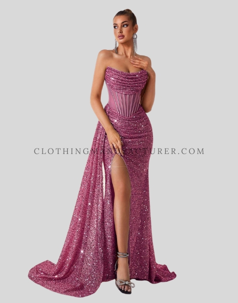 strapless party dress supplier