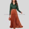 womens satin skirt manufacturer