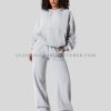 womens fleece oversized tracksuit supplier