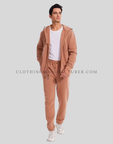 zipper tracksuit for men supplier