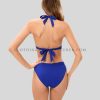 blue embroidered bikini set manufacturer