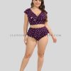 polka dot swimsuit two piece manufacturer