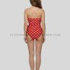 red and white polka dot swimsuit manufacturer