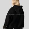 womens black hooded sweatshirt manufacturer