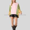 womens color-block sweatshirt manufacturer