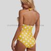 yellow polka dot swimsuit manufacturer