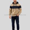 mens cable-knit hooded sweatshirt supplier