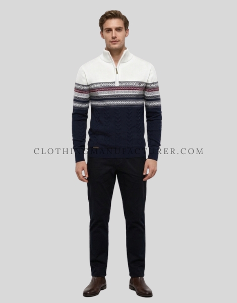 mens high neck sweatshirt supplier