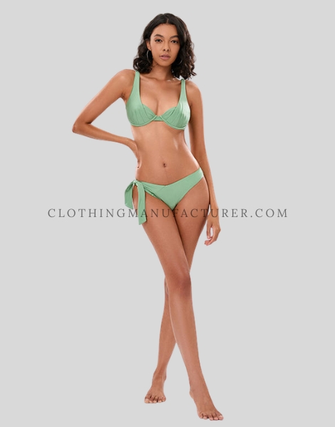 mint green bikini set supplier