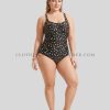 plus size polka dot swimsuit supplier