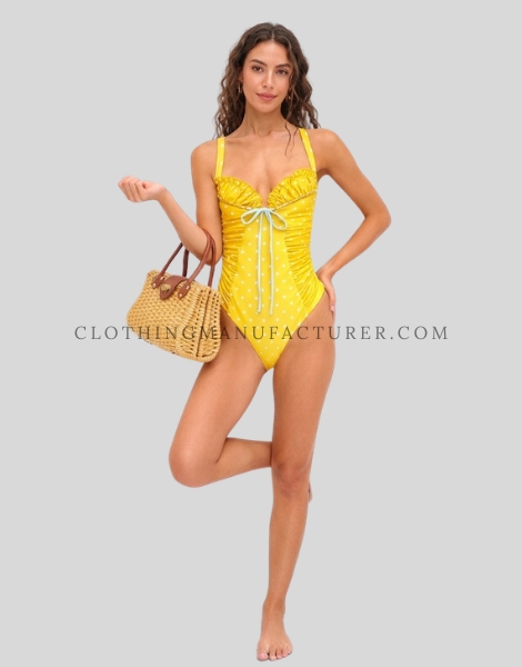 polka dot vintage swimsuit supplier