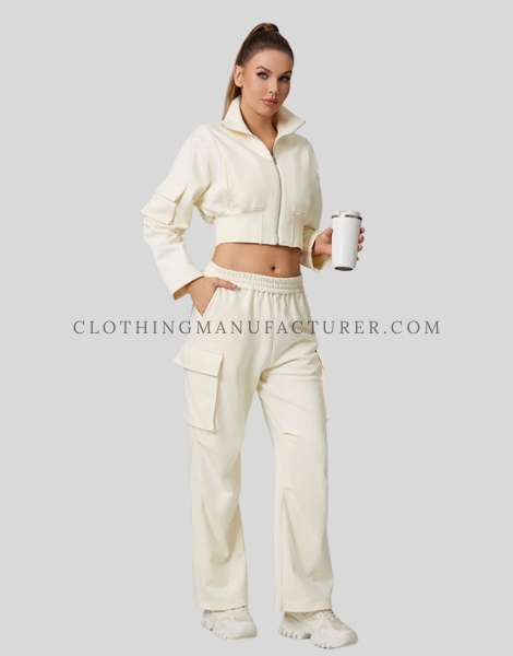 womens cropped sweatshirt supplier