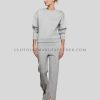 womens fashionable gray sweatshirt supplier