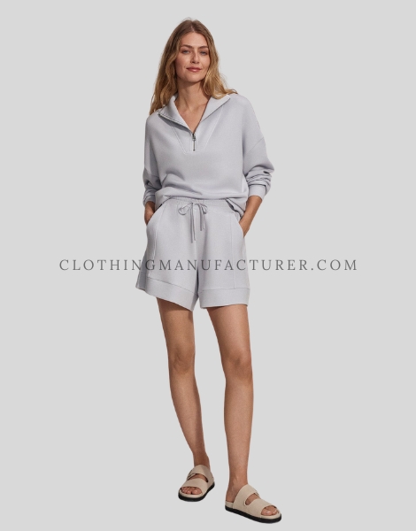 womens half zip sweatshirt supplier