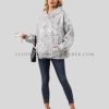 womens printed hooded sweatshirt supplier
