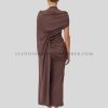 brown cocktail dress manufacturer