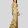 gold cocktail dress manufacturer