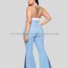 plus size wide leg denim jeans manufacturer