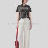 wide leg white denim jeans manufacturer