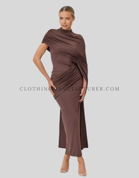 Custom Brown Cocktail Dress brown cocktail dress supplier