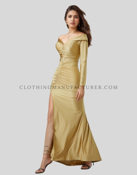 Custom Gold Cocktail Dress gold cocktail dress supplier