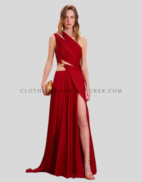 Custom Red Cocktail Dress red cocktail dress supplier