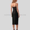 black slip midi dress manufacturer